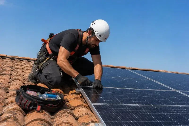 Maintenance et monitoring de panneaux solaires à Arudy