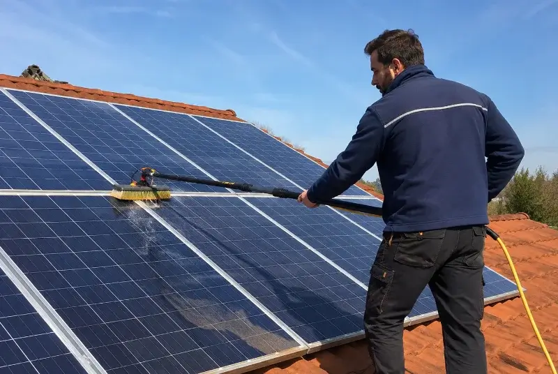 Nettoyage et entretien de panneaux solaires à Arudy
